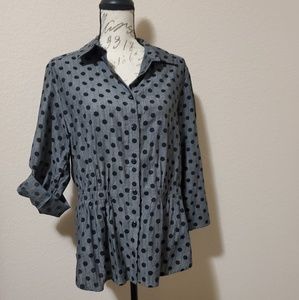 Evan Picone Button Down Shirt